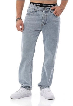 Redbridge Loose-fit Jeans Vintage Waschung Straight Leg (F4204) hellblau