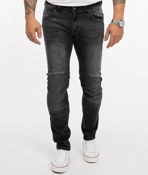 Rock Creek Slim Fit Jeans schwarz