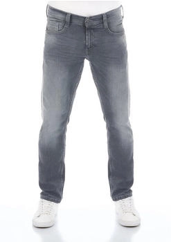 MUSTANG Oregon Tapered Jeans Used Look (1009375-313) light grey denim