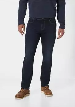 Paddocks Ben Regular Straight Fit Jeans mit Stretch blue black used moustache