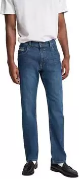 Bugatti Basic Essential Authentic Denim 5-Pocket Jeans blau