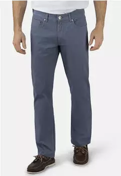 Stooker Frisco Print 5-Pocket Jeans Straight Fit Twill/Coloured Clean Wash blau