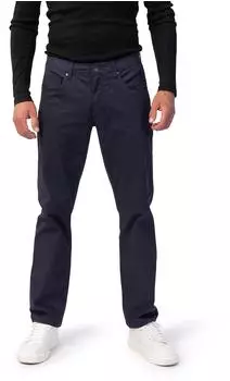 Stooker Frisco Print 5-Pocket Jeans Straight Fit Twill/Coloured Clean Wash dunkelblau