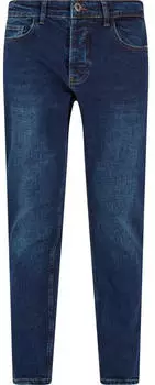 2Y Studios Straight Fit Jeans dunkelblau