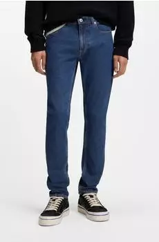 HUGO Slim-fit Jeans stone washed blue denim
