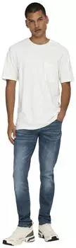 Only & Sons Loom Slim Jeans Heavy Washed (22029595) dunkelblau