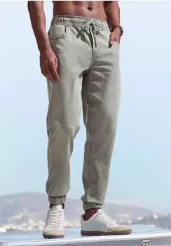 John Devin Jogger Pants (70709334) khaki-denim/gr&uuml;n