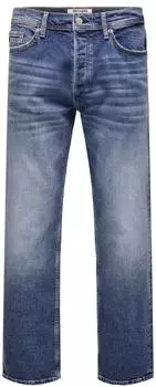 Only & Sons ONSEDGE Performance Straight Jeans blue denim