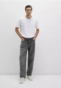Mavi Toronto Baggy Tapered Jeans grau