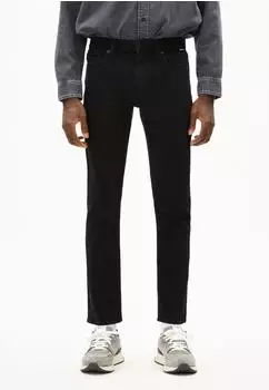 armedangels IAAN Slim Jeans Comfort Stretch black denim