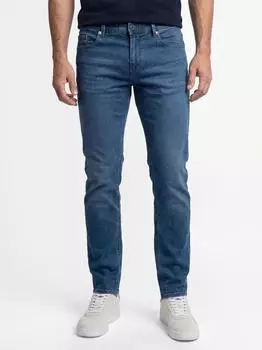 Alberto Regular Fit Jeans 5-Pocket (64571577) mittelblau/dunkelblau
