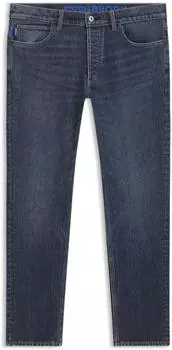 HUGO Blaue Tapered-Fit Jeans aus Stretch-Denim Style Brody 50551889 Dunkelblau /