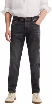 Bugatti Tapered Fit 5-Pocket Jeans aus Stretch Handcrafted Denim (3339D-86605D) dunkelgrau