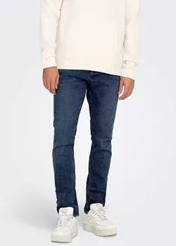 Only & Sons Loom Slim Box Pim Slim-fit Jeans (22032877) dunkelblau denim