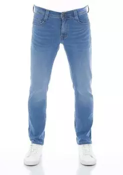 MUSTANG Real X Oregon Tapered K Stretch Hose (1008888) medium blue denim