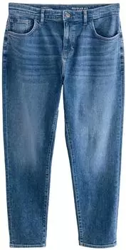 Next Fashion Authentic Stretch Jeans im Vintage-Look Regular Fit Heavy washed blue denim