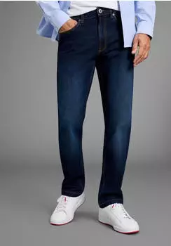 Arizona Jeans Straight-Jeans gerader Schnitt, normale Leibhöhe (15578464) dark blue used