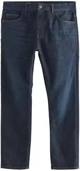 Next Fashion Authentic Slim Fit Stretch Jeans im Vintage-Look (B01018) dunkelblau