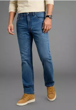 Arizona Jeans Straight-Jeans gerader Schnitt used look (12013250) mid blau used