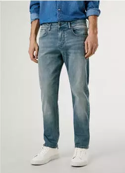 Pepe Jeans Cash Straight Jeans 5-Pocket Style Heavy washed (PM2083958AD) opal