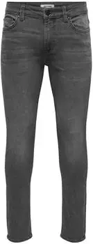 Only & Sons Loom Slim Box Pim DNM MU OTL Slim-fit Jeans (22032877) medium grey denim
