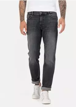 Camel Active 5-Pocket Jeans Regular Fit Heavy Washed schwarz