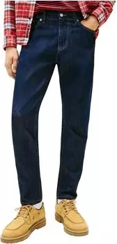 Tommy Hilfiger Austin Schmal geschnittene und schmal zulaufende Jeans in dunkler Waschung-Marineblau L32 (DM0DM227161BK)