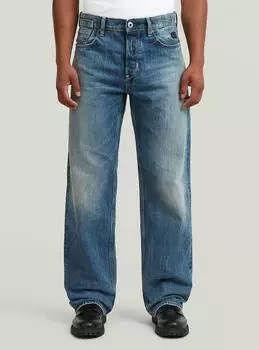 G-Star Deeggie Relaxed Straight Jeans Mittelblau - antique faded patina blue D27736-E358-H928