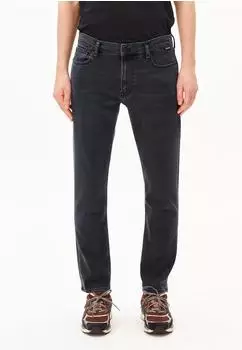 armedangels IAAN SLIM JEAN Slim Jeans recycelter Baumwoll-Mix Comfort Stretch schwarz ( - ) (30008701-2758)