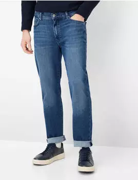 BRAX Herren Five-Pocket-Hose Style CLINT BROKEN BLUE USED denim blau Gr. / (076752_7960120_25)