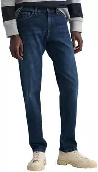GANT Slim Fit Jeans Worn In blau