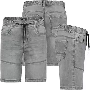 Sublevel Jeans Bermuda Denim Shorts grau