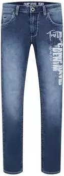 Camp David Regular-fit-Jeans mit normaler Leibhöhe (CD2555-1815) mid blue used