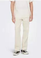 Only & Sons Jeans 22025917 Wei&szlig; Loose Fit Herren