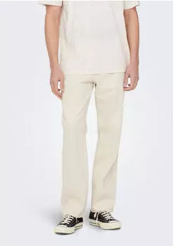 Only & Sons Edge Straight Fit Jeans ecru