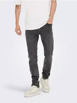 Only & Sons Onsloom Slim Box Pim Dnm Mu Otl Slim-fit-Jeans (22035748) dunkelgrau