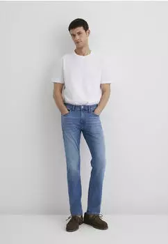 Mavi Marcus Slim Straight Jeans (M0035190409) mid 90's blau str