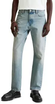 Marc O'Polo Sverre Straight-Jeans mit Fade-Effekten blue denim