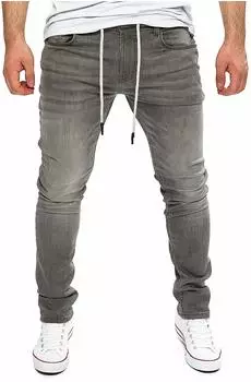 Yazubi Erik Sweatpants Slim Fit (11000032) grey denim