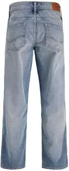 Jack & Jones JJIEDDIE JJORIGINAL Loose-fit Jeans Heavy Washed blue denim