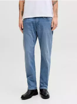 Jack & Jones Clark Jeans in Mittelblau mit regul&auml;rer Passform (12293552)