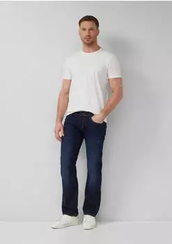 s.Oliver Jeans Regular Fit Mid Rise Straight Leg blau 2175787.59Z7.