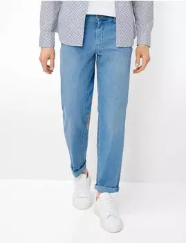 BRAX Herren Five-Pocket-Hose Style LASSE BLEACHED denim hellblau Gr. / (056042_5933020_27)