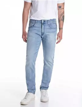 Replay Grover Straight-Fit Jeans mit Stretch (MA972Z.000.261 C42) light blue