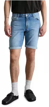 Marc O'Polo Mats Denim Shorts Tapered Fit (10524564) aqua_multi_04