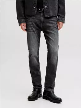 Jack & Jones JJICLARK JJVINTAGE NOOS Regular-fit Jeans black denim