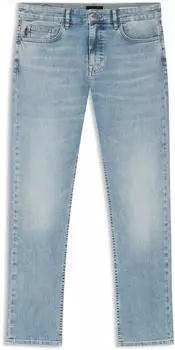 Hugo Boss Delaware Slim-Fit Jeans aus blauem Soft-Motion-Denim Style DELAWARE BO 50556874 Hellblau /