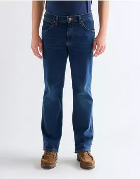 Wrangler Bootcut Jeans Bootcut Fit Vintage Worn (WSS5KPXED) classic blue
