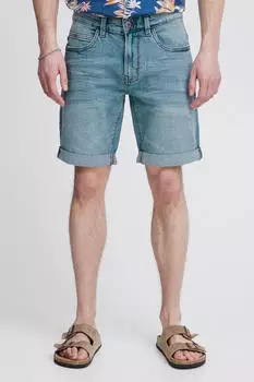 Indicode IDQuentin Jeans Shorts Regular Fit Washed (322428) blau wash