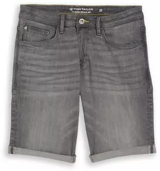 Tom Tailor Josh Regular Shorts (1050031) grey denim/light washed